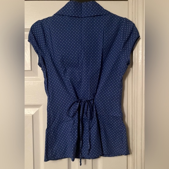 RUE21 Top, Blue/White, Size Small - Picture 2 of 6